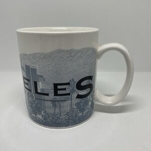 Vintage Starbucks Los Angeles City of Angels Coffee Mug 2002‎ Skyline Series